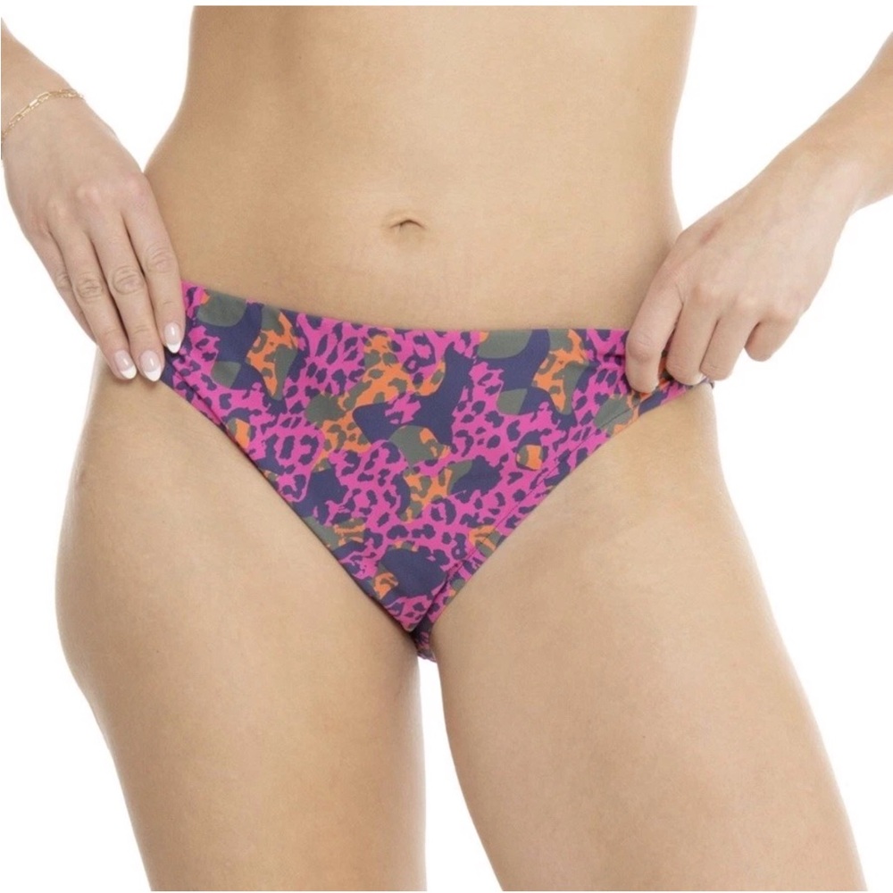 Krimson Klover Hayden Women’s XL Reversible Wild Leopard Bikini Bottoms NWT